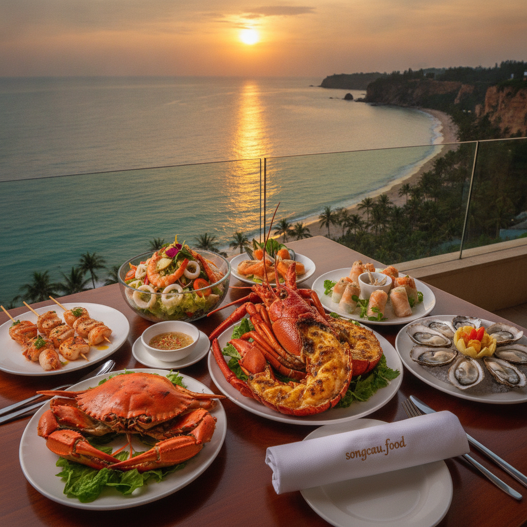 Top 7 Nhà Hàng Hải Sản Sông Cầu Tươi Ngon, View Biển Cực Đẹp