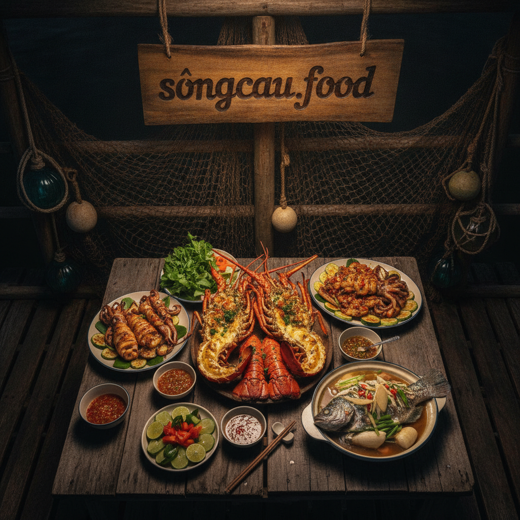 Review Hải Sản Sông Cầu Phú Yên: Top Quán Tươi Ngon, Giá Rẻ Tận Bè